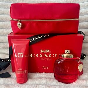 Coach Love Red Fragrance Set
